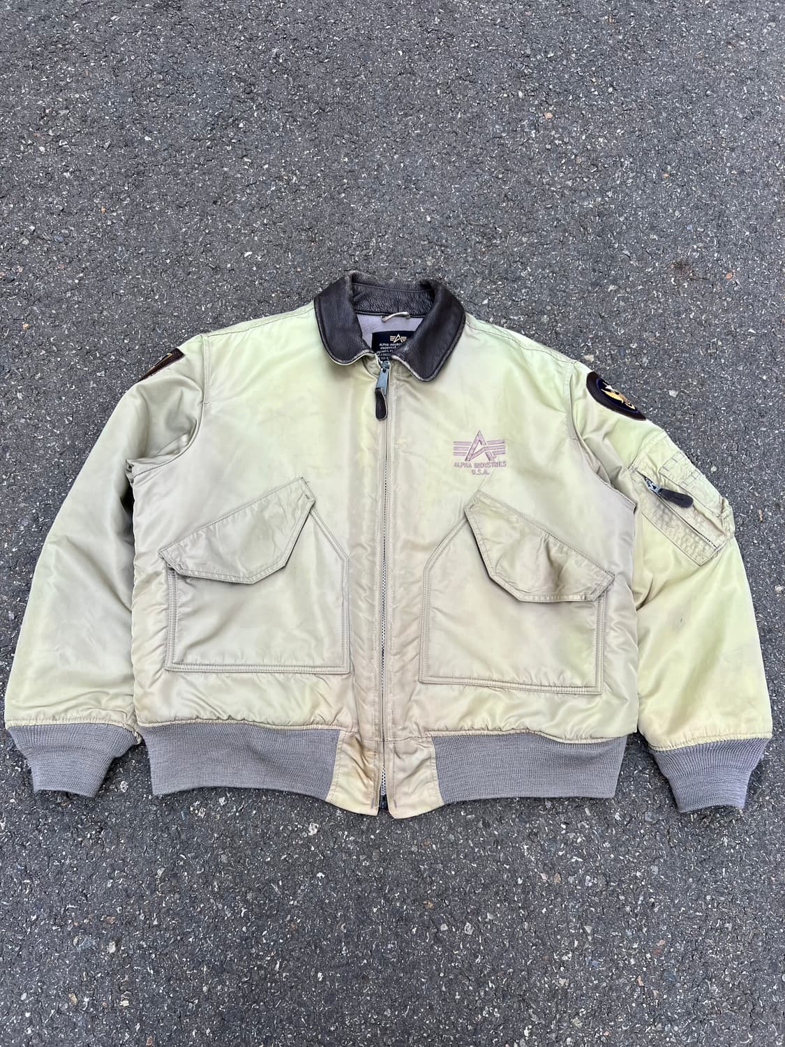 00s ALPHA INDUSTRIES CWU 45/P 알파플라이트봄버 상품이미지1