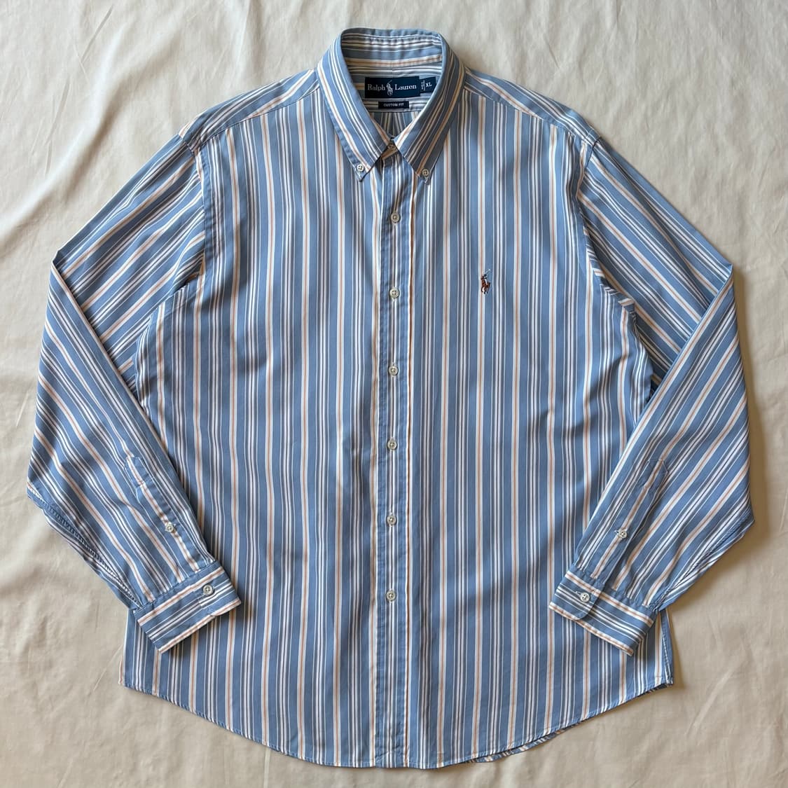 [XL/108-110] 폴로 랄프로렌 멀티 스트라이프 커스텀 핏 셔츠 상품이미지1