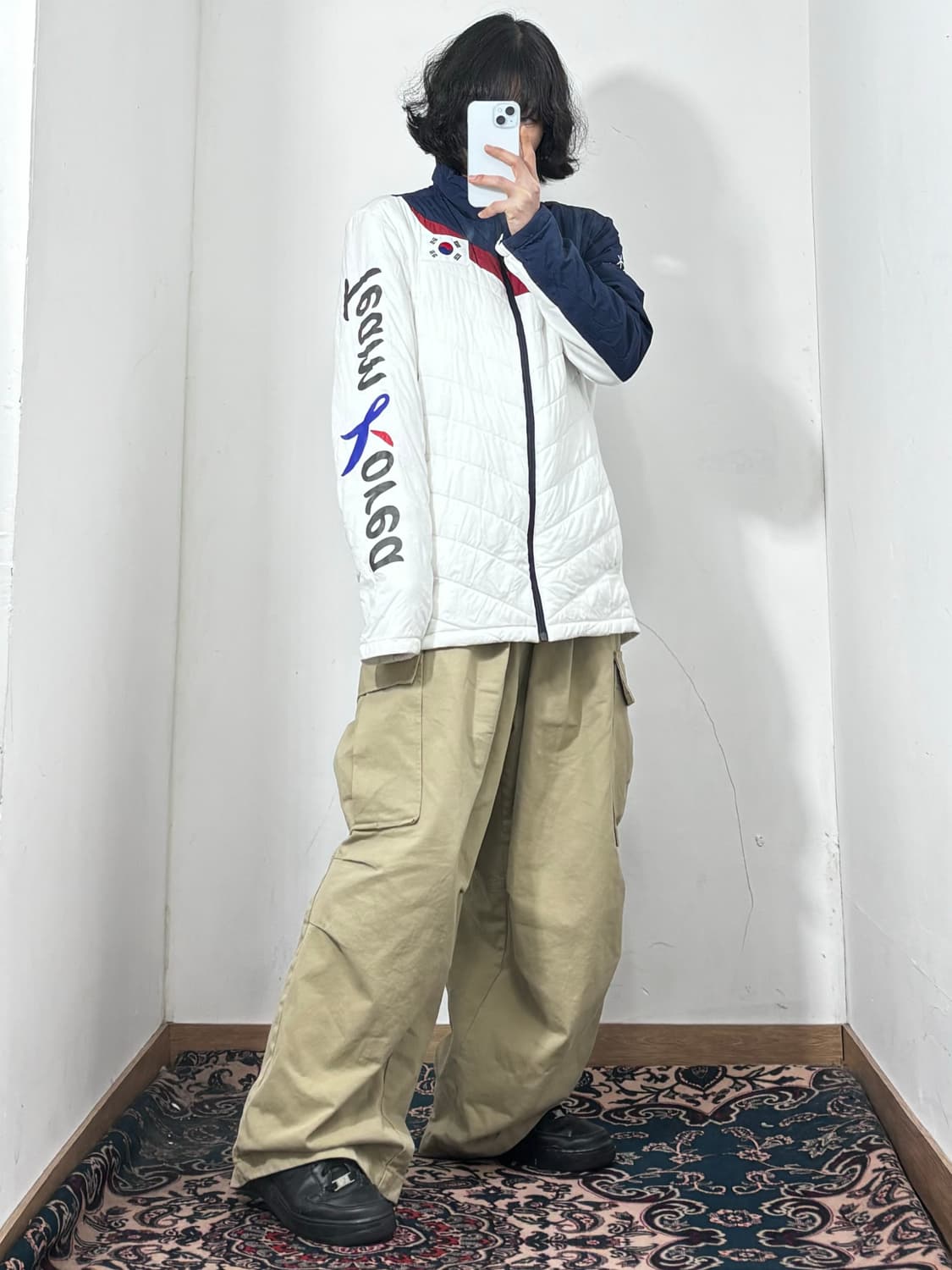 노스페이스 평창 팀코리아 경량패딩 상품이미지2