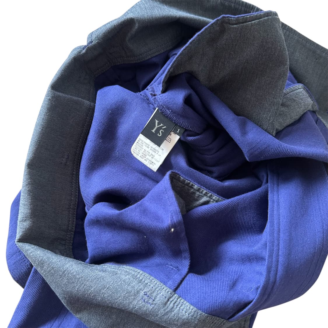 요지야마모토 하이웨스트 팬츠 상품이미지6