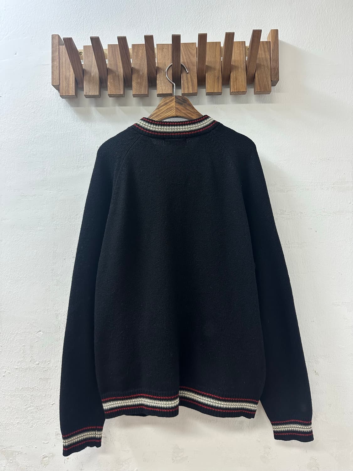 Burberry Blue Label 버버리 양모울 100% 니트 집업 상품이미지4