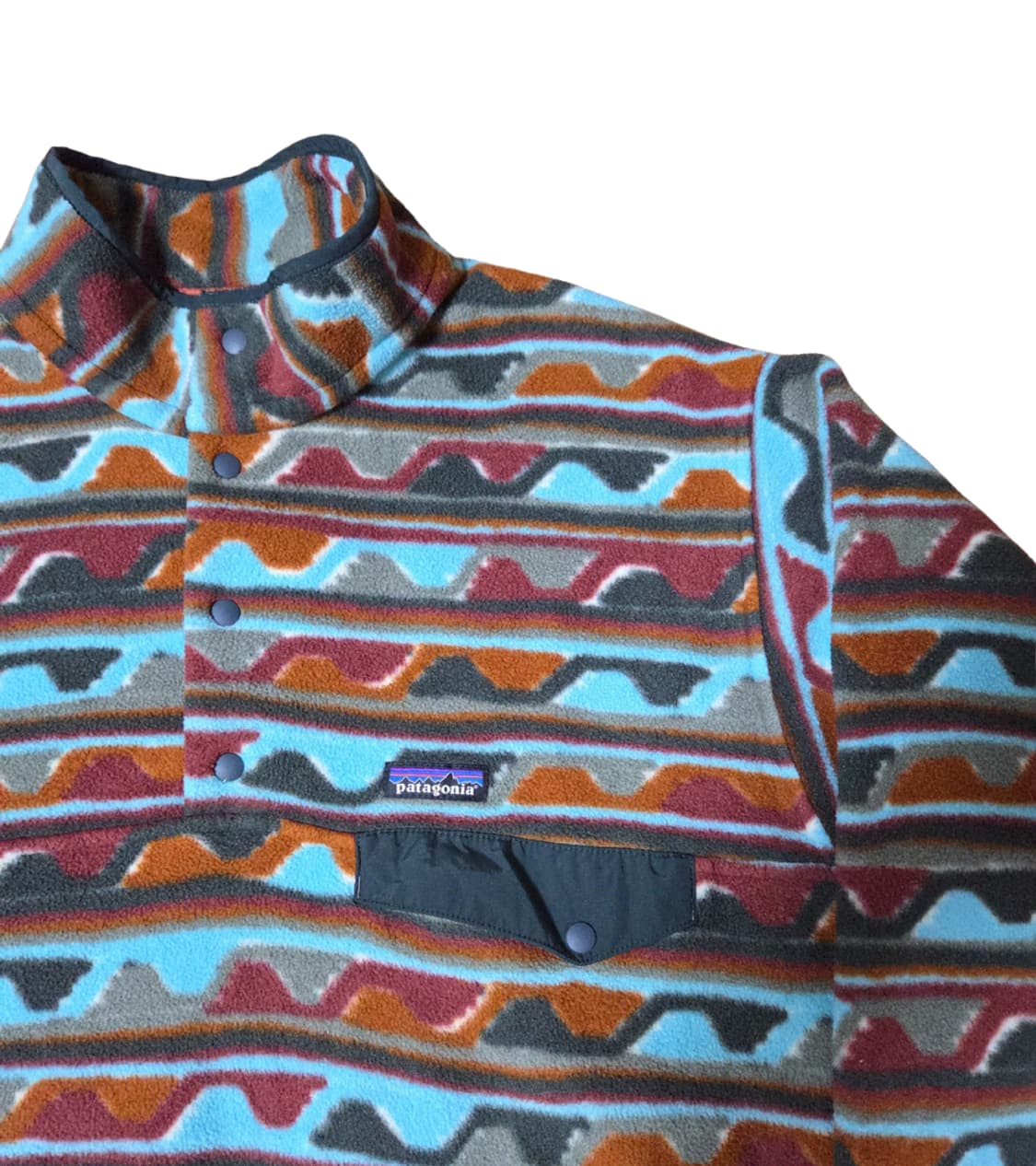 (XL)파타고니아 16s Mexico 물결무늬 패턴 신칠라 플리스 상품이미지2