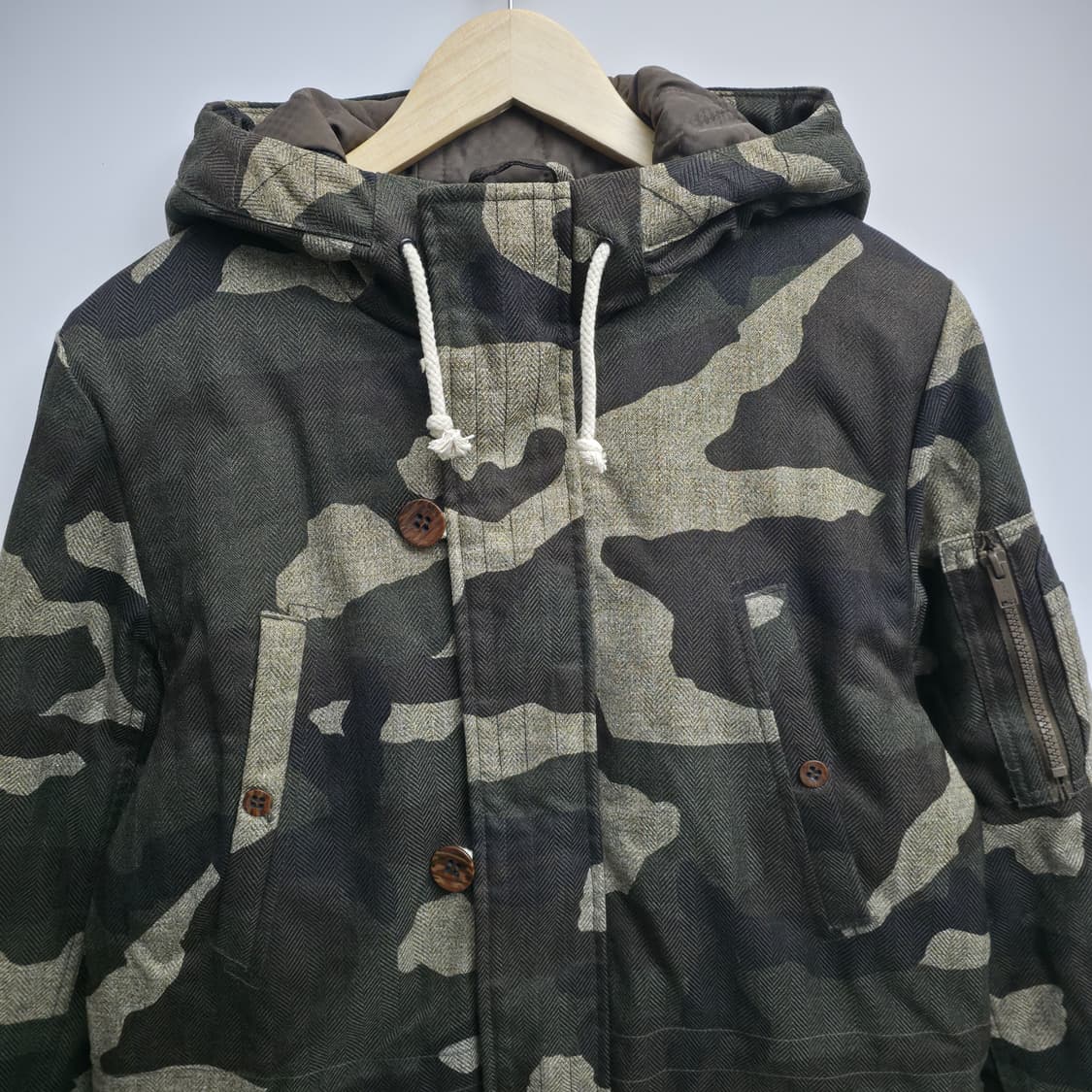 [S] 반스 카모 야상 자켓 상품이미지2