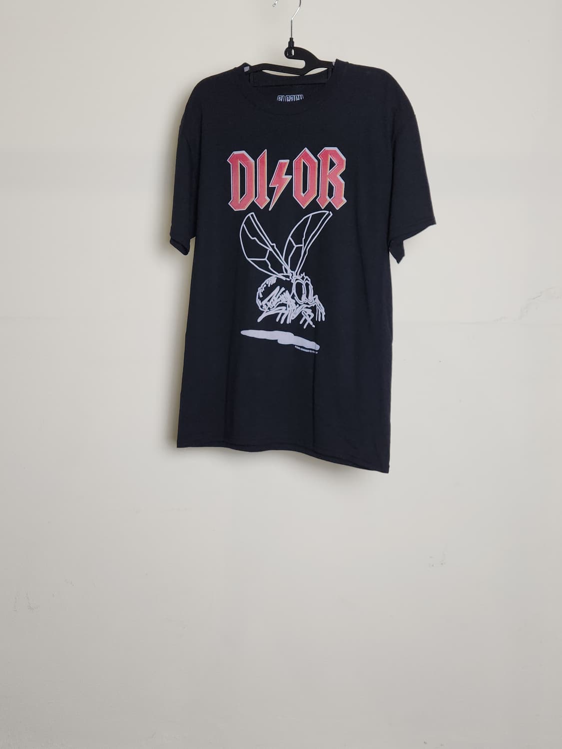 DIOR 블랙 꿀벌 프린팅 반팔 티셔츠 상품이미지1