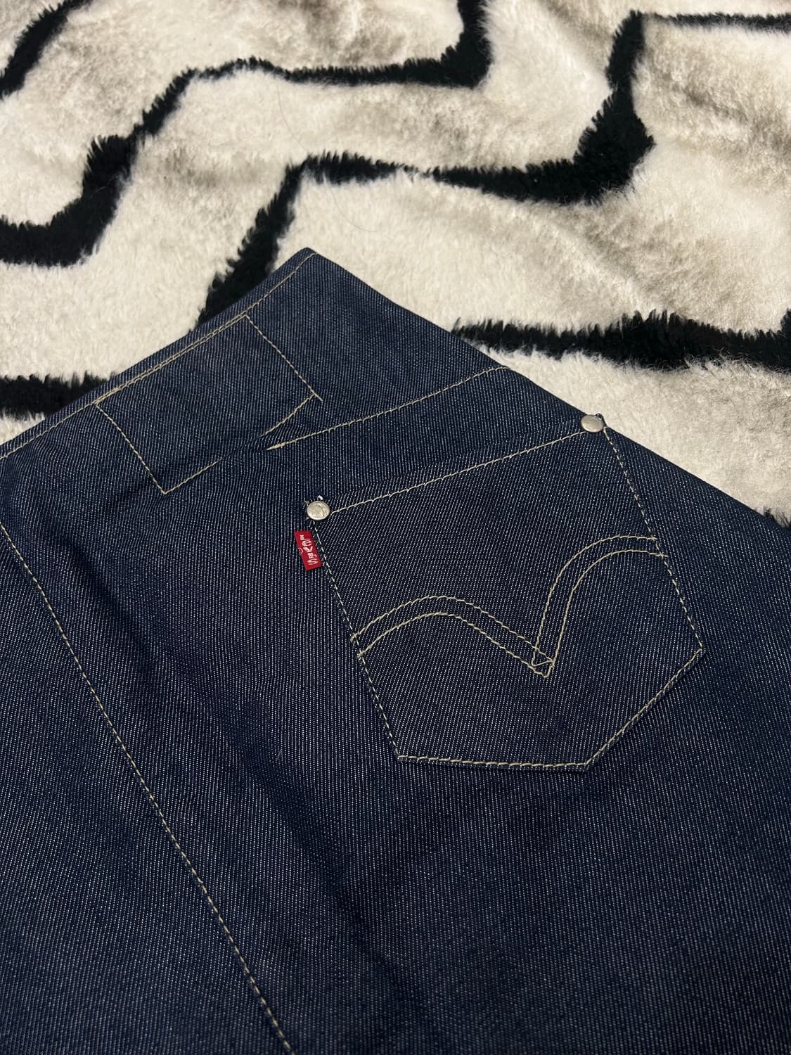 [S]리바이스 엔지니어드 랩 미니 스커트/생지 상품이미지1