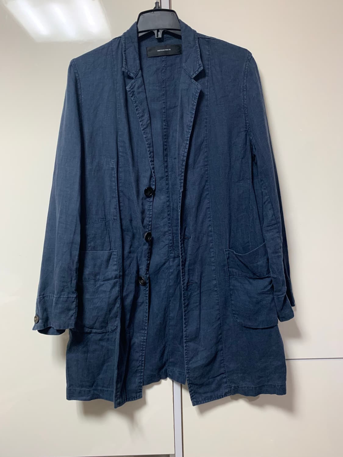 린넨 네이비 블레이저 상품이미지9