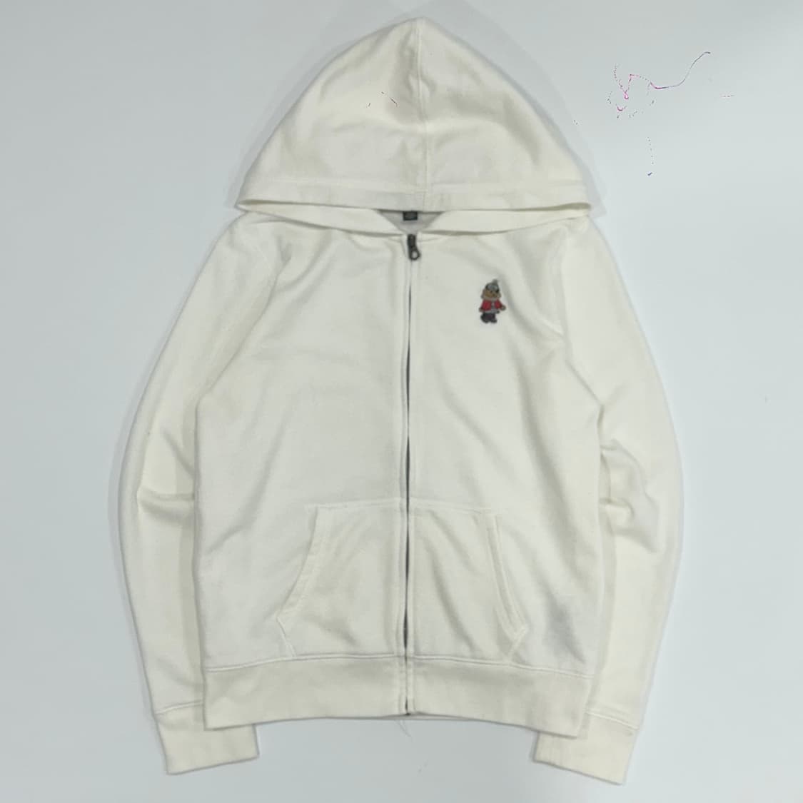 Polo 폴로 베어로고 아이보리 후드집업 상품이미지3