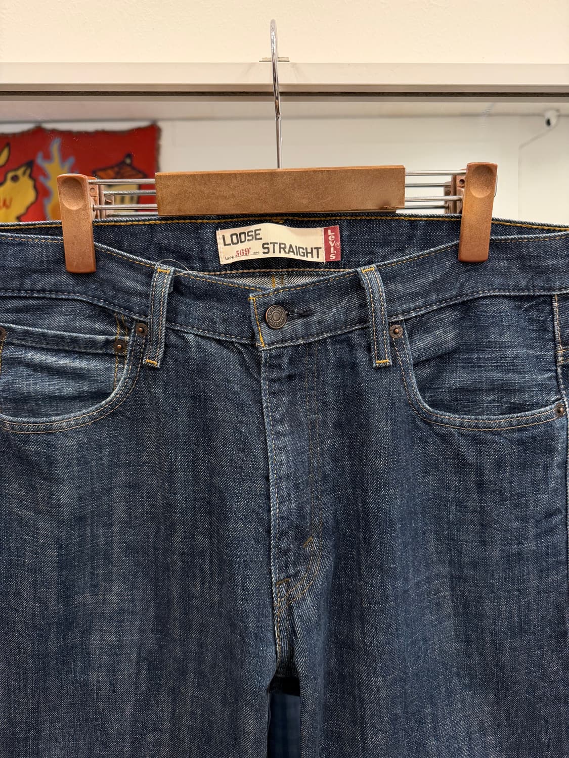 Levis 리바이스 569 인디고 데님 팬츠 (35inch) 상품이미지3