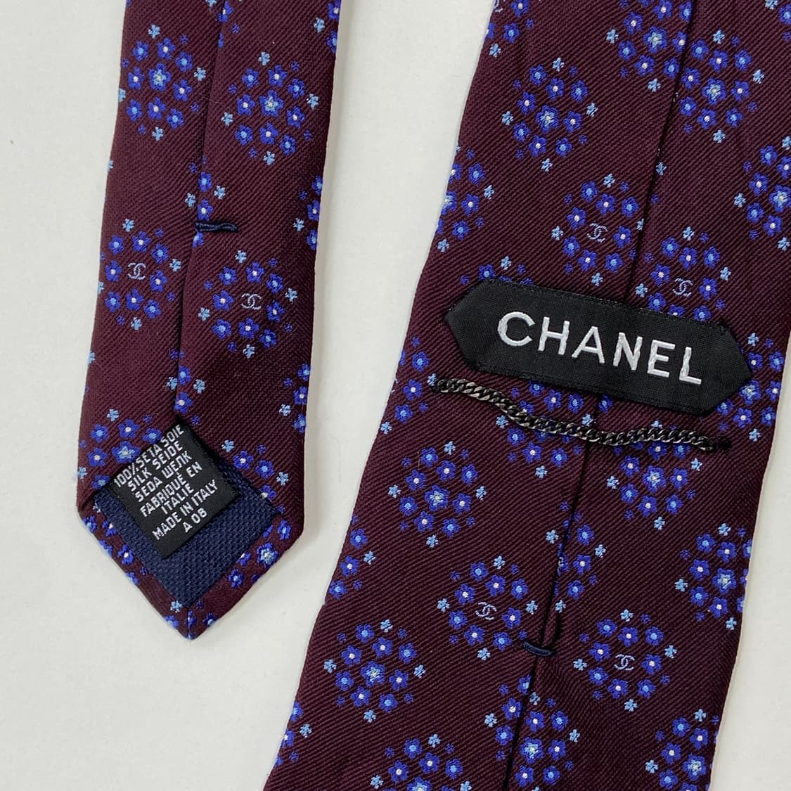 샤넬(CHANEL)  신형 모노그램 명품 정품 넥타이 상품이미지5