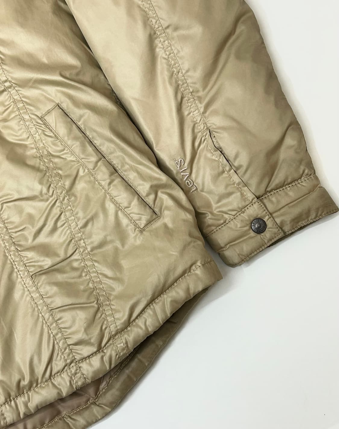 Levi’s 베이지 다운 셔츠 자켓  상품이미지7