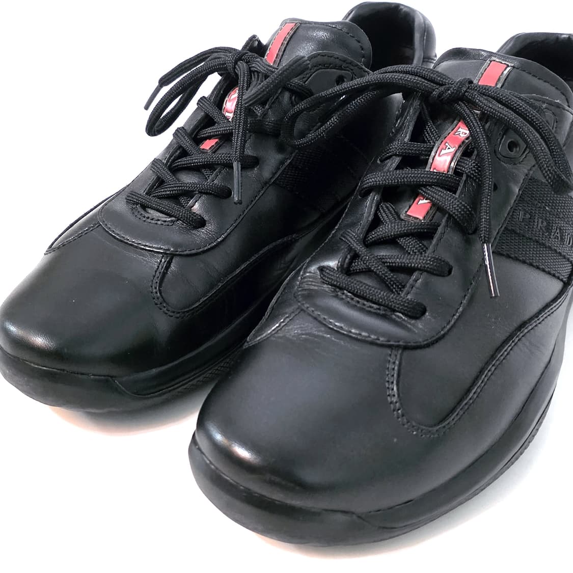 [UK8] 프라다 아메리카컵 스니커즈 블랙 상품이미지3