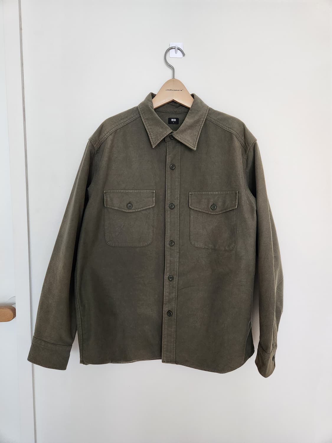 남자 유니클로 유틸리티 오버셔츠 L 상품이미지2