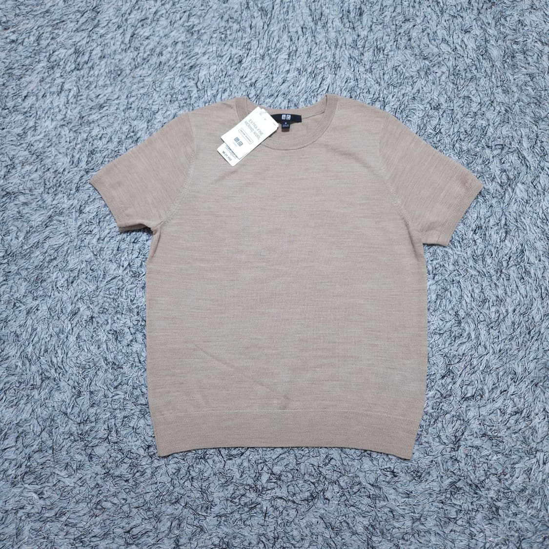 유니클로) M 여자 반팔니트 / 왕눈이샵 상품이미지1