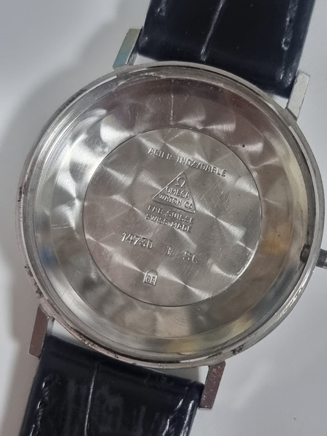 OMEGA 정품 오메가 빈티지 시계 씨마스터 자동35mm 은행잎무브 상품이미지8