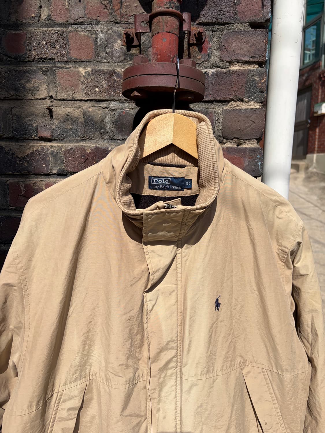 Polo Ralph Lauren 베이지 나일론 봄버 자켓 100 상품이미지3