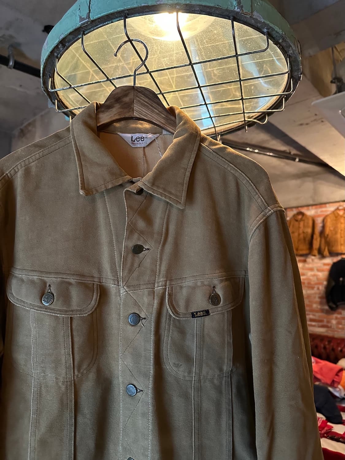 70s USA LEE 빈티지 리 몰스킨 트러커 자켓 101j 220j 상품이미지2