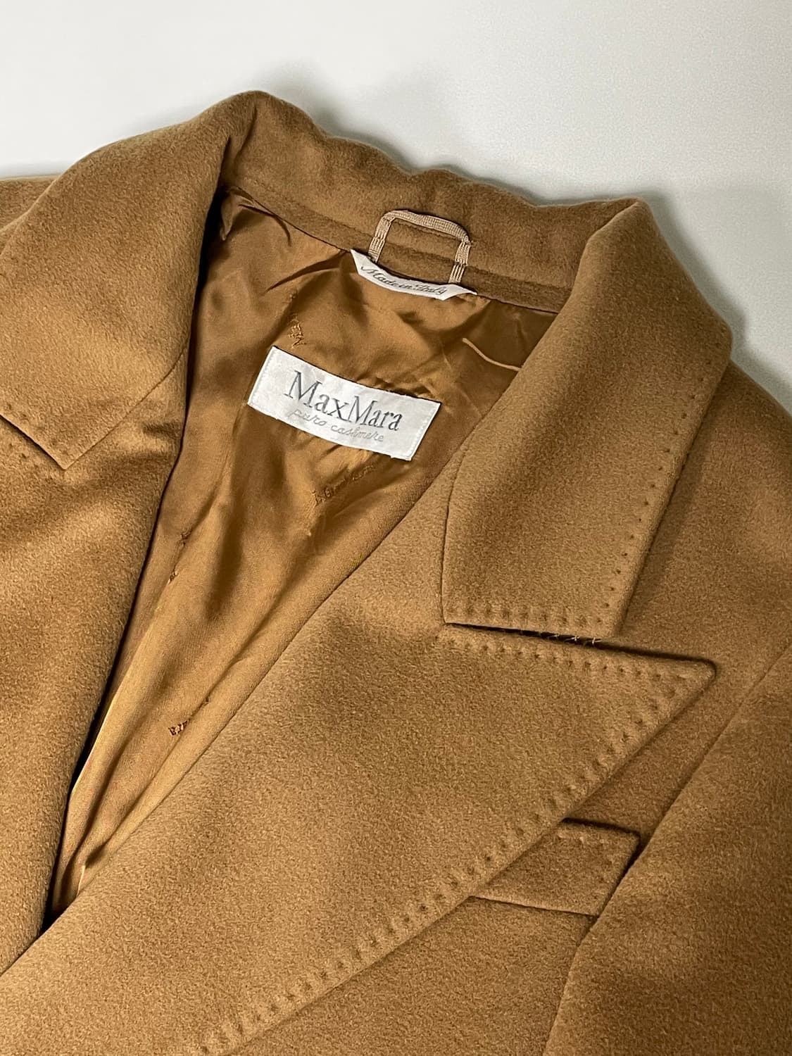  막스마라 코사 캐시미어 카멜 코트 상품이미지3