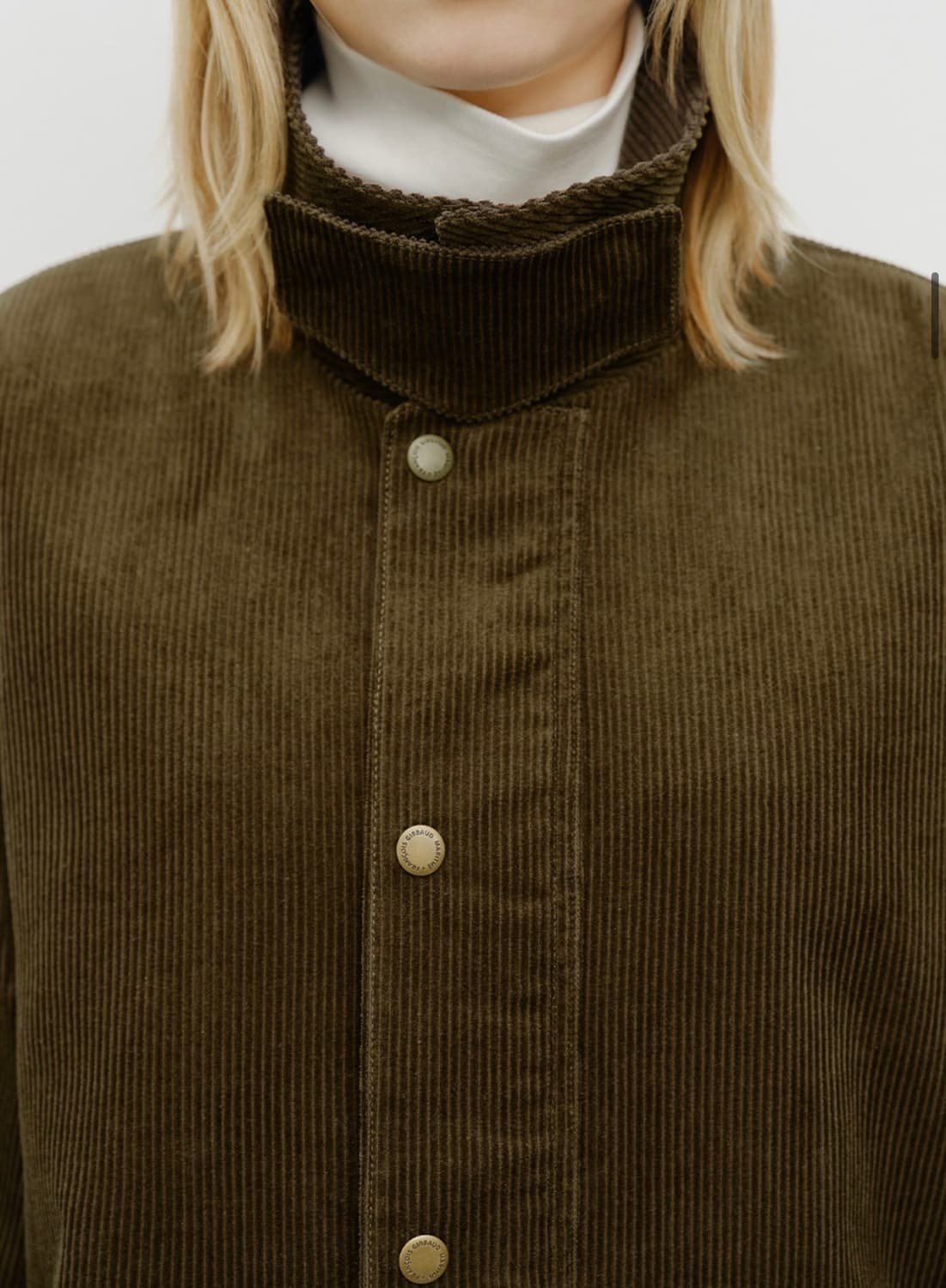 마리떼프랑소와저버 코듀로이 헌팅자켓 카키 M 상품이미지4