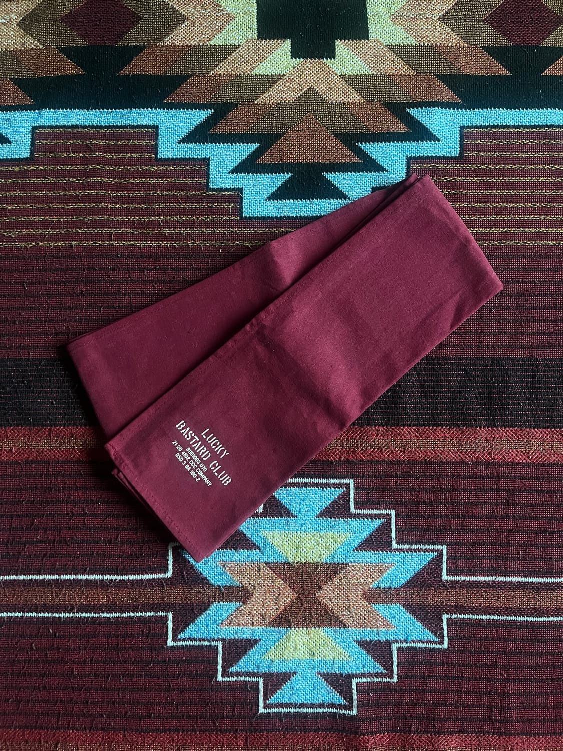 에이징 씨씨씨 밀리터리 머플러 AGING CCC MUFFLER-RED 상품이미지1