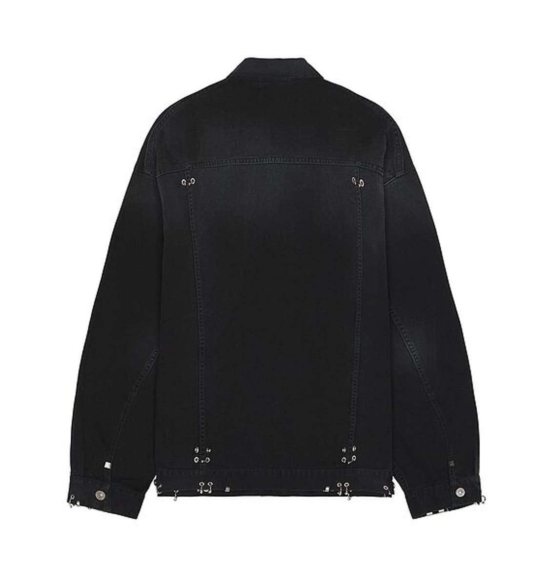발렌시아가 피어싱 데님 자켓 블랙 1사이즈 상품이미지5
