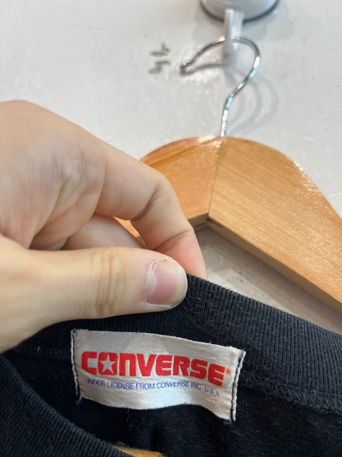 CONVERSE 컨버스 로고 반팔 티셔츠 Made in JAPAN 상품이미지3