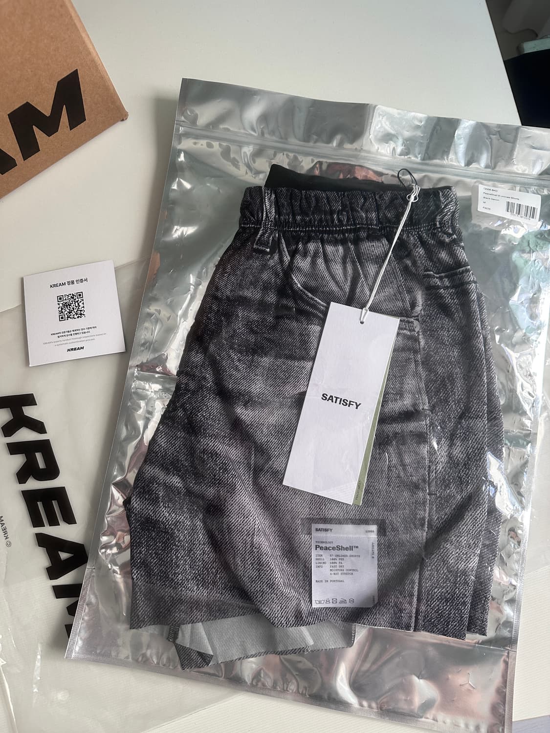 [새상품]세티스파이 피스쉘 5인치 블랙 데님 흑청 M 상품이미지1