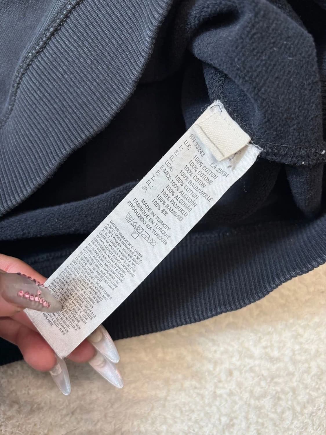 디젤 DIESEL 00's 락시크 울프 크루넥 맨투맨 PN6255 상품이미지8