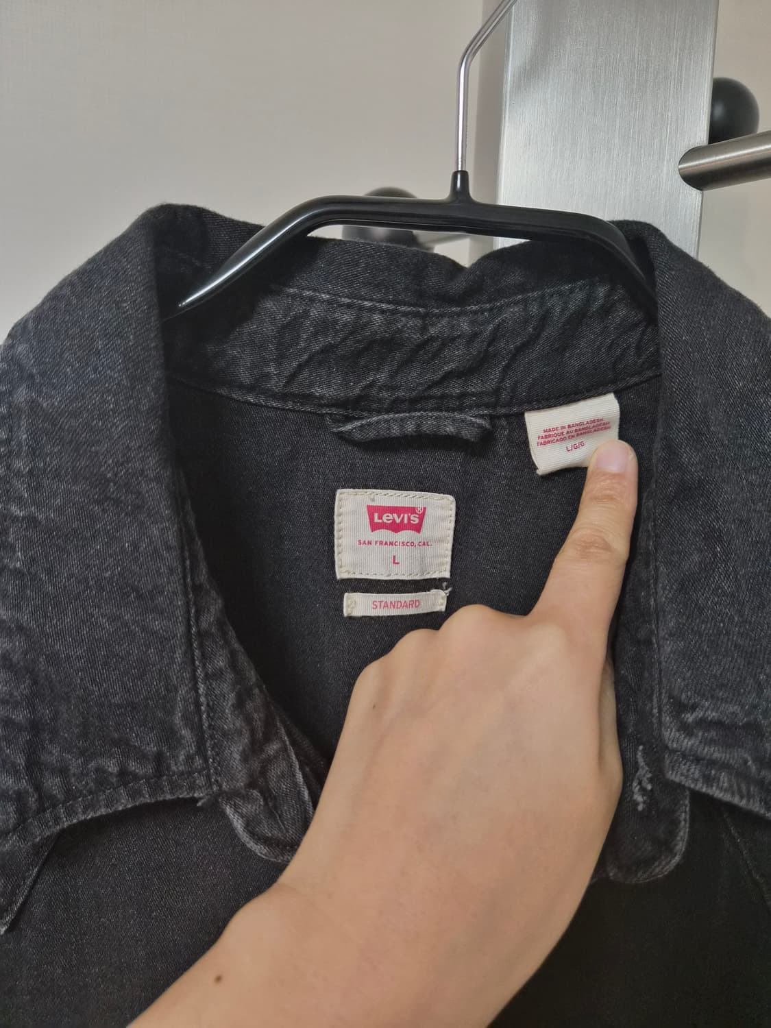 리바이스 웨스턴 셔츠 L 상품이미지2