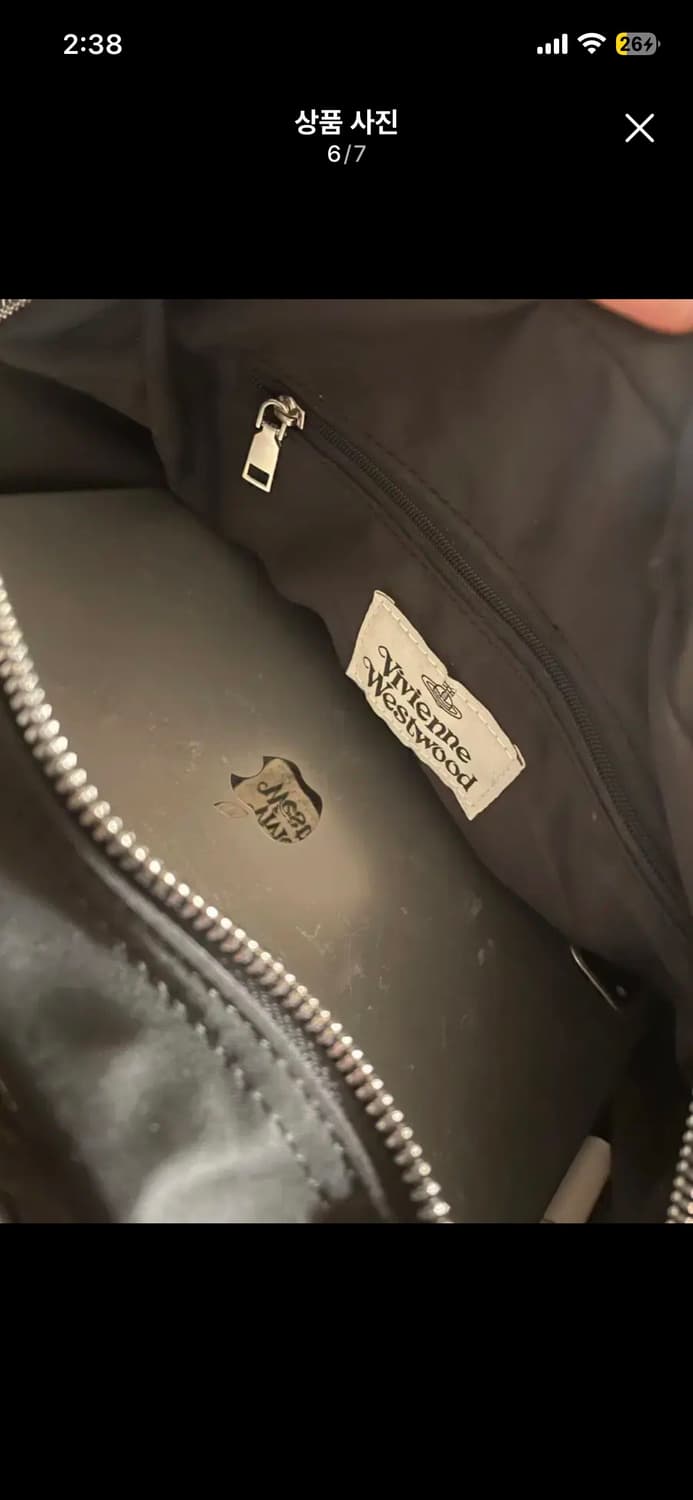 비비안웨스트우드 노트북 케이스 퀼팅 토트백 상품이미지5