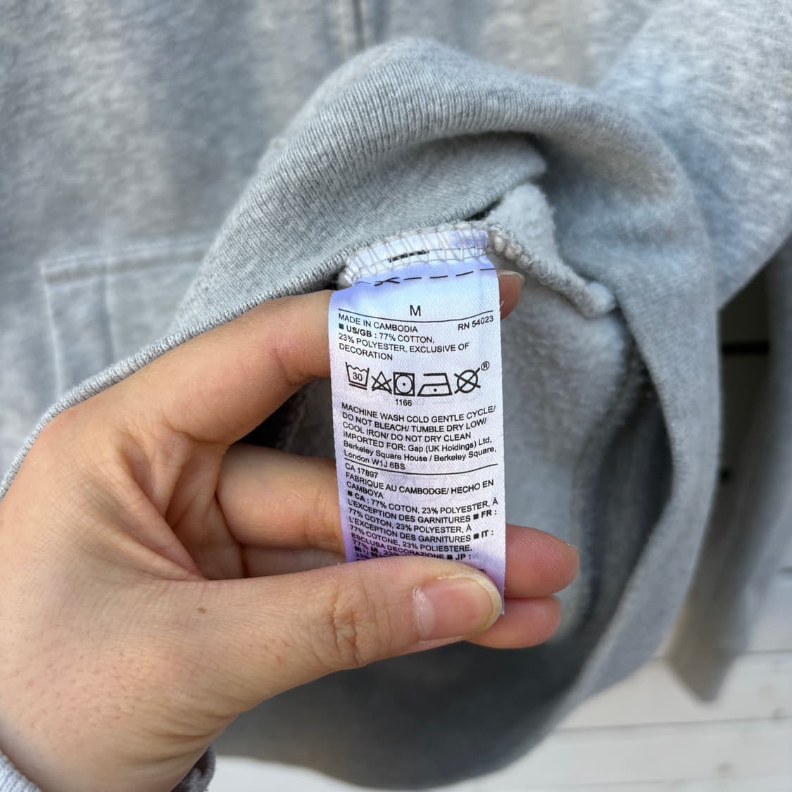 Gap 갭 성조기 후드집업 상품이미지7