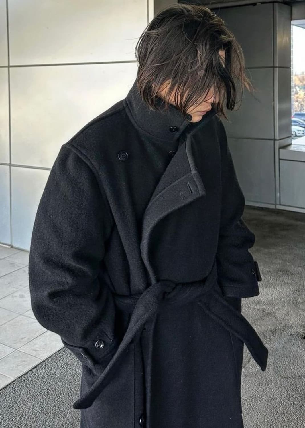 (xxs)르메르 22fw 랩코트 블랙 상품이미지1