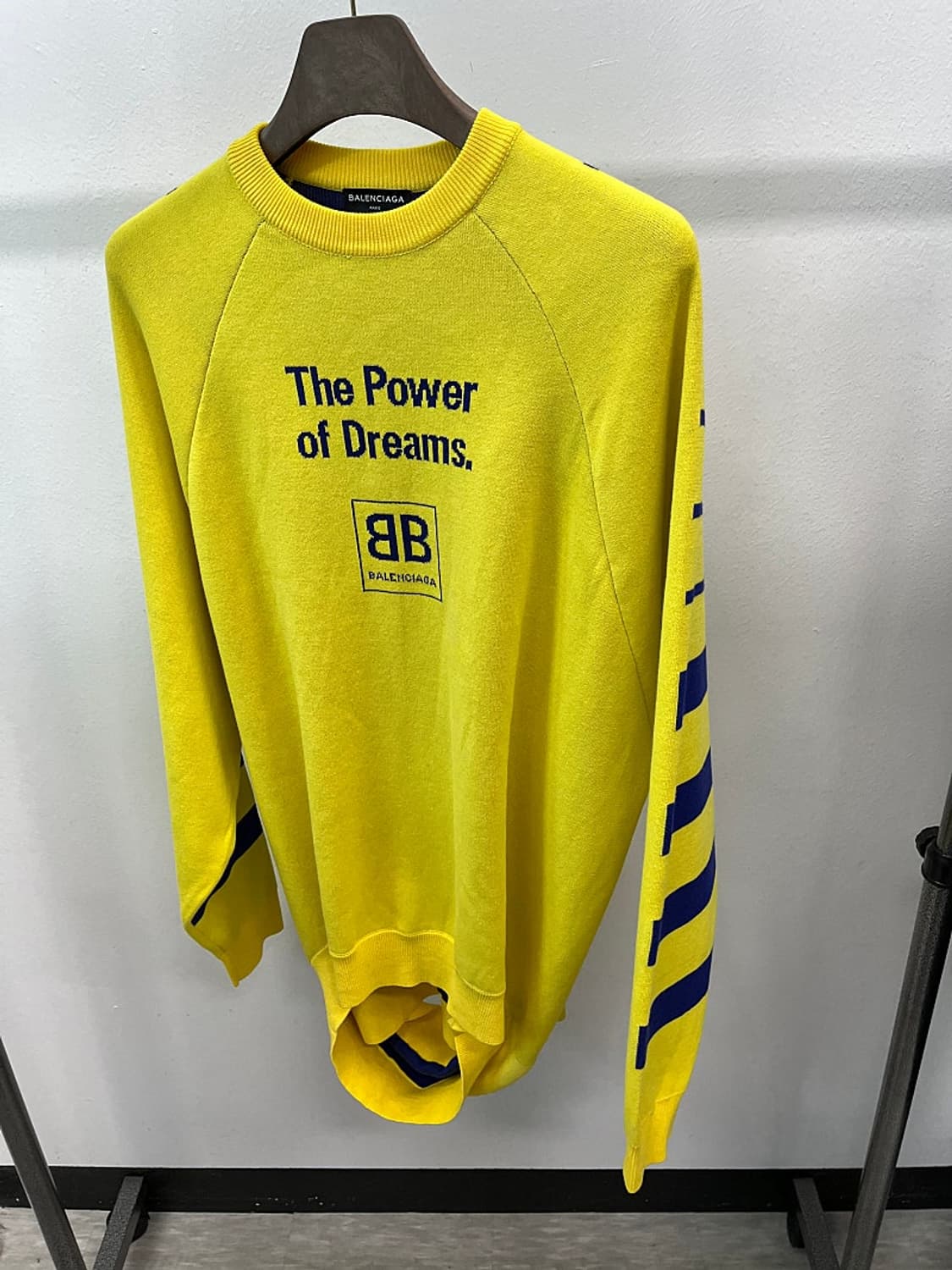 100) 발렌시아가 옐로 오버니트  상품이미지1