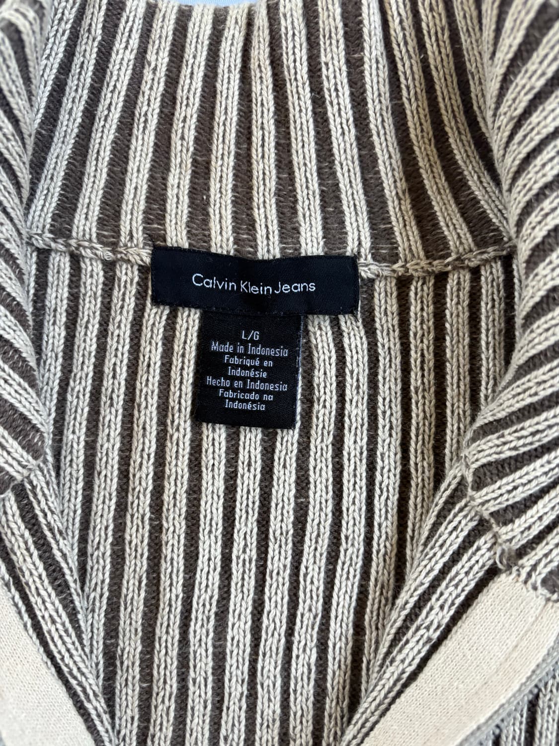 캘빈클라인 빈티지 니트 집업 상품이미지4