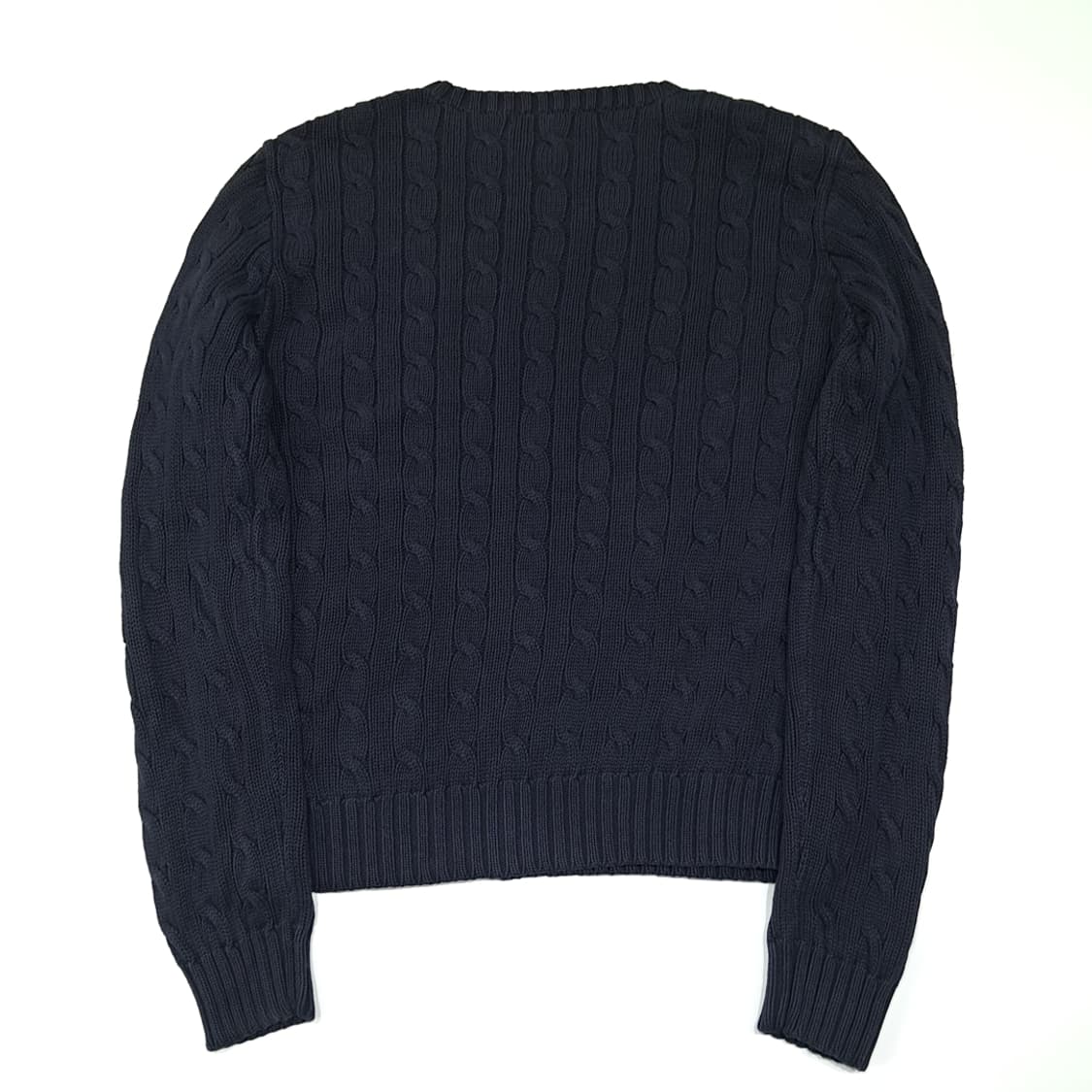 CL263 M 폴로 00s 코튼 레드포니 케이블 네이비 니트 스웨터 상품이미지7