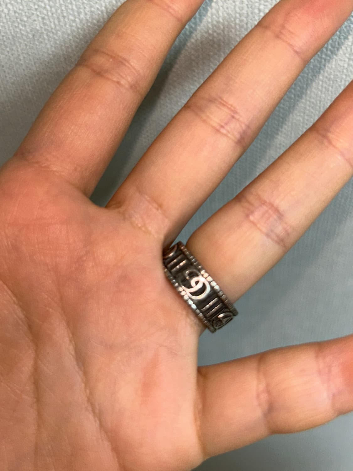 구찌 GG 마몽 와이드링 14호 상품이미지2