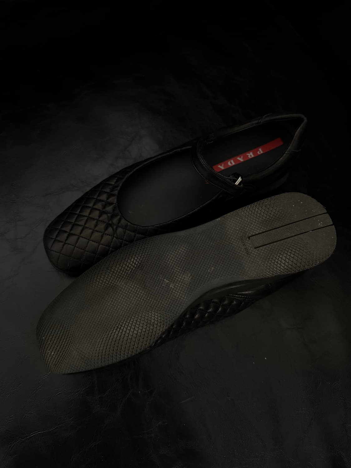 프라다스포츠 레더 메리제인 로퍼 스니커즈 상품이미지3