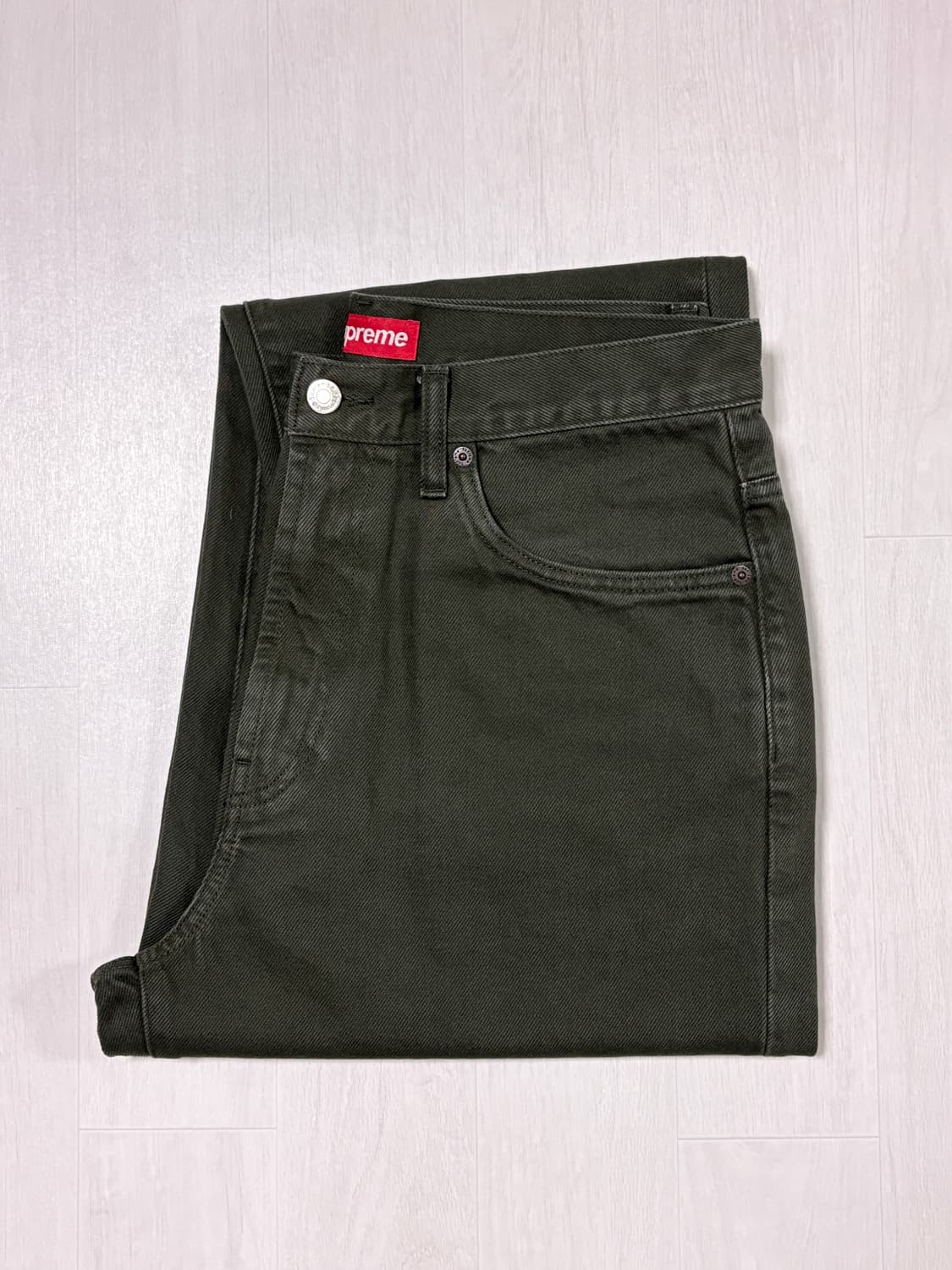 슈프림 24FW 배기진 올리브 (30) 상품이미지2