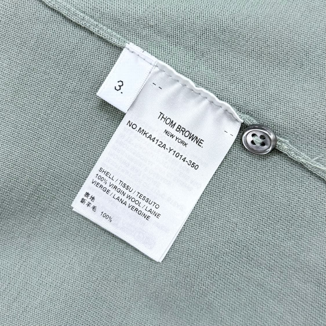 [S+급/3] 톰브라운 암밴드 메리노 울 니트 그린 상품이미지7