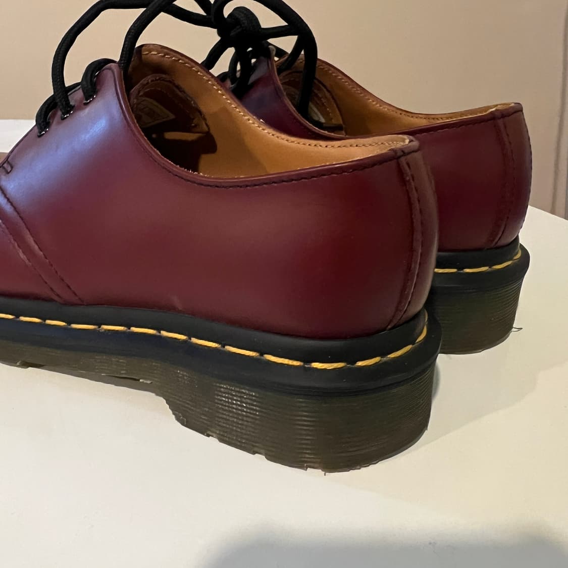 닥터마틴 3홀 스무스 체리레드 로퍼 상품이미지4
