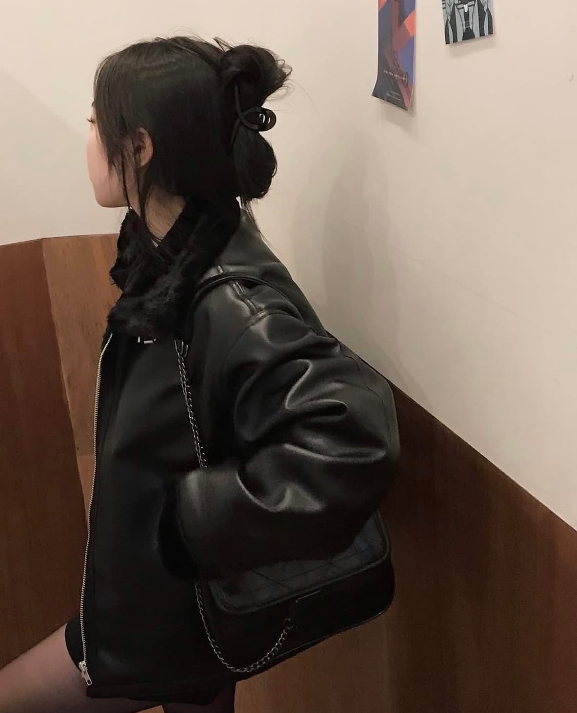 Moso Vegan leather jacket 상품이미지2