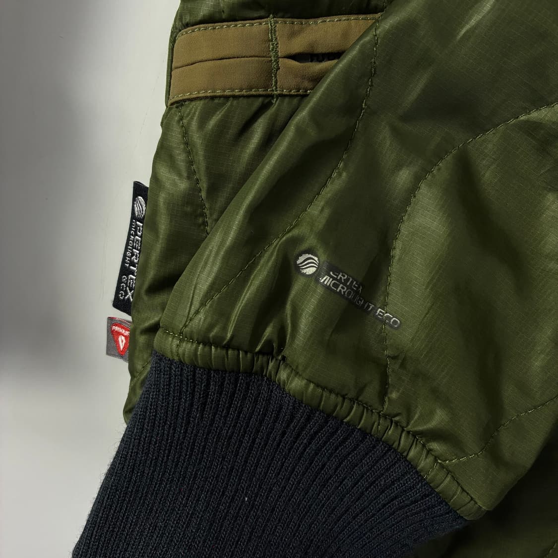 Manastash 마나스타시 카키 퀼트드 봄버 자켓 상품이미지6