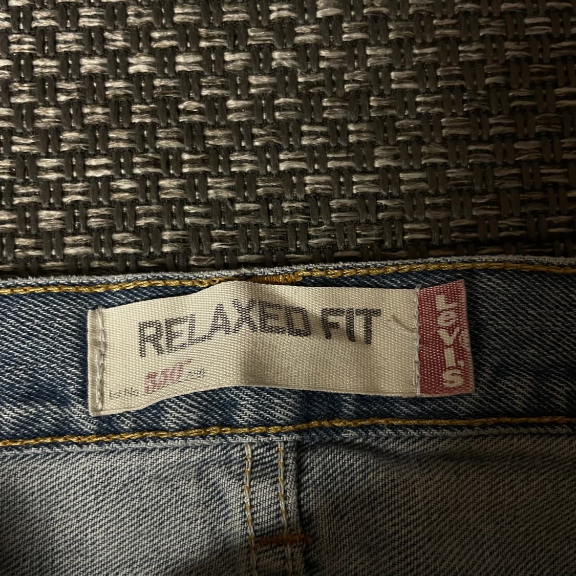 (36) 리바이스 550 36X32 연청 데님 팬츠 릴렉스드핏 상품이미지4