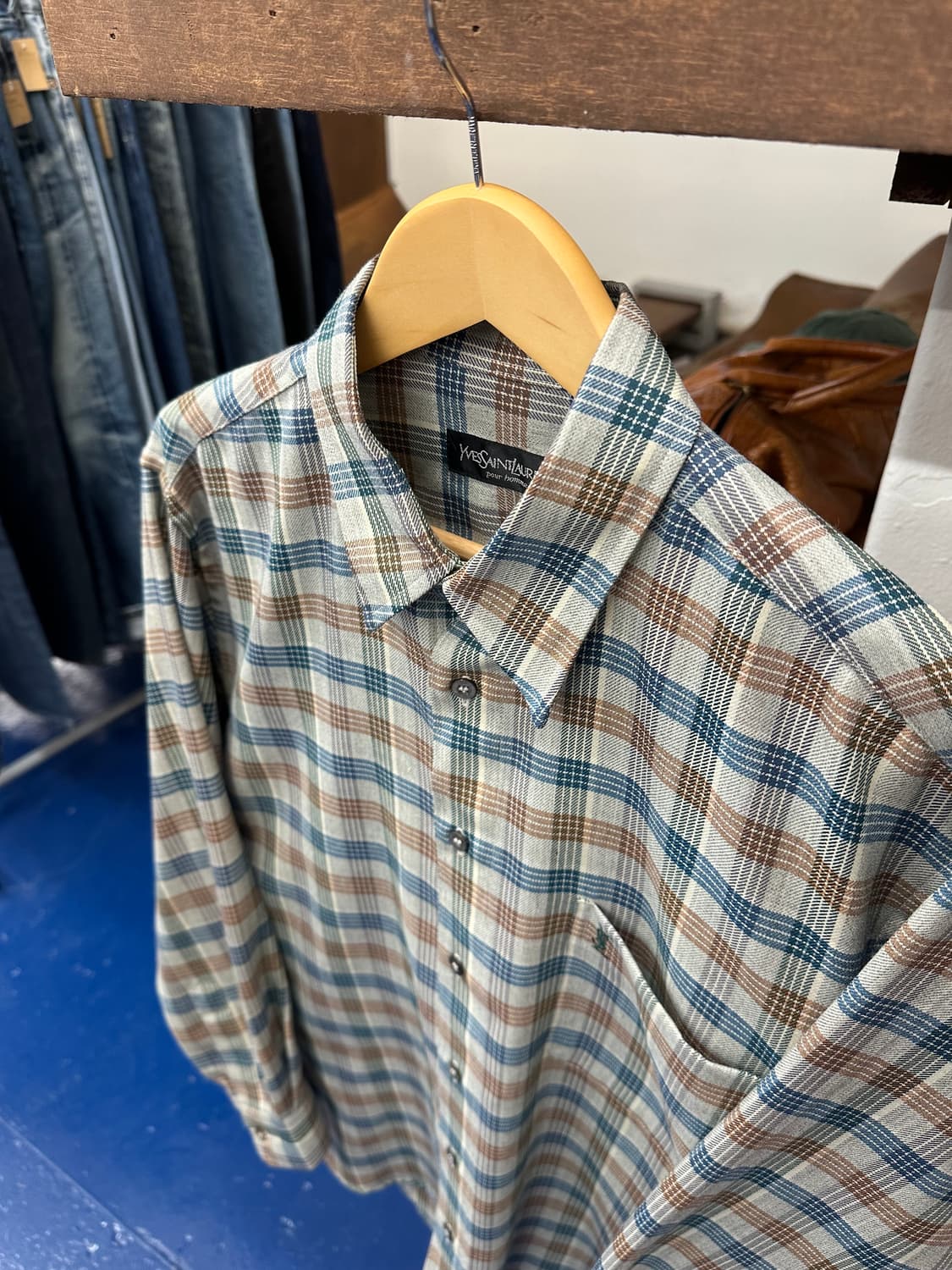 YSL 입생로랑 체크셔츠 상품이미지4