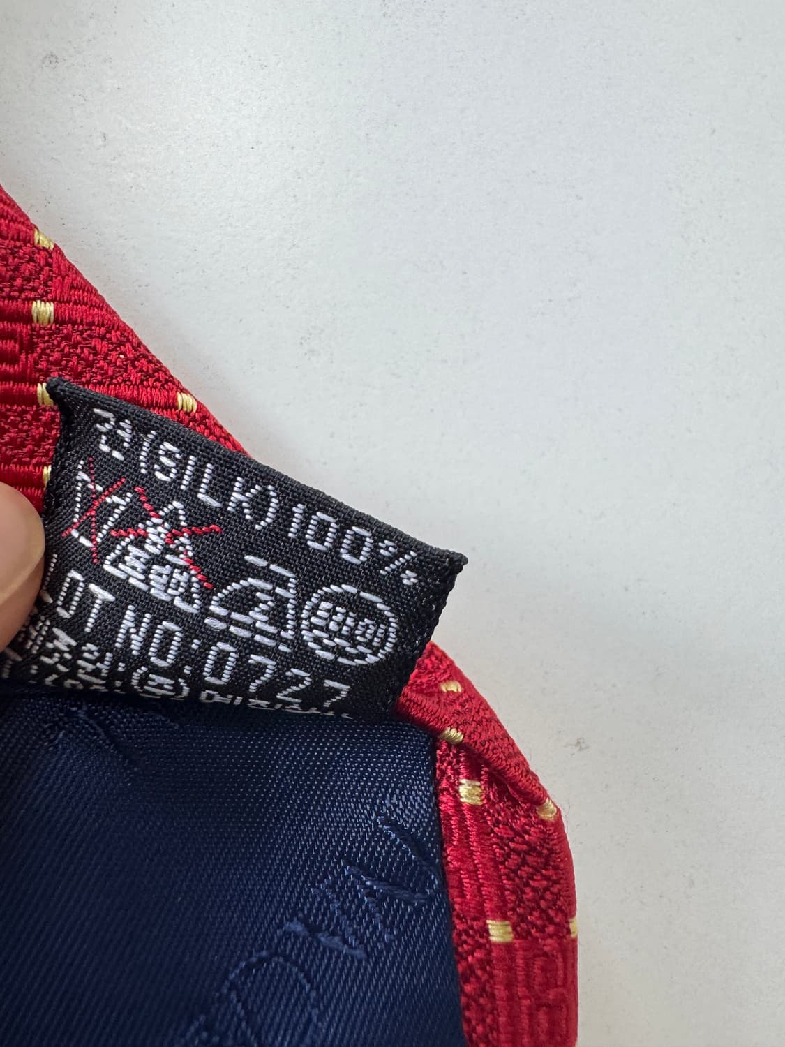 발렌티노 (Valentino) 명품 실크 넥타이 9.5cm 상품이미지6