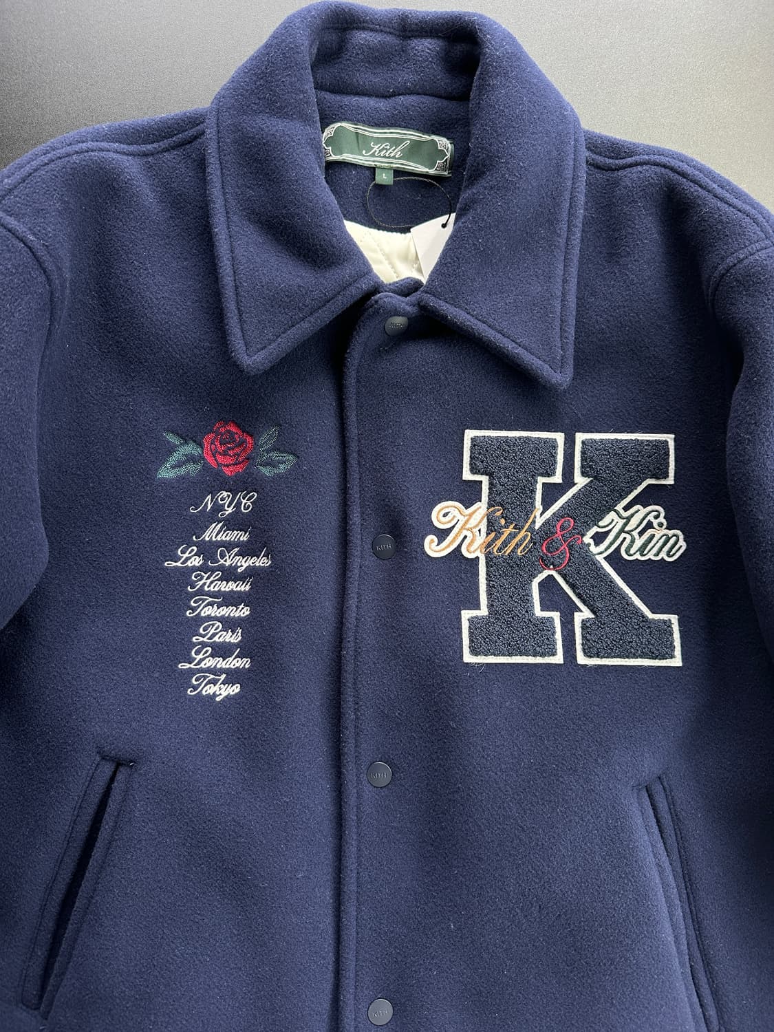 Kith wool coach jacket 상품이미지1