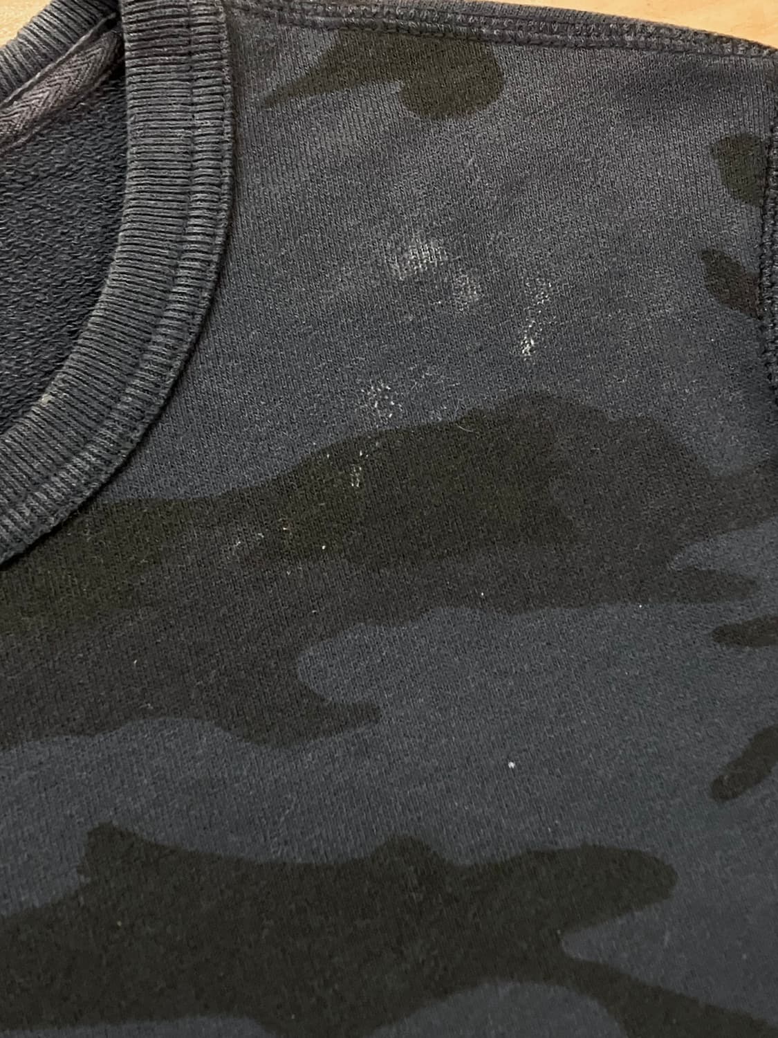 아베크롬비 카모 패턴 맨투맨 네이비 S  #csz3302 상품이미지6