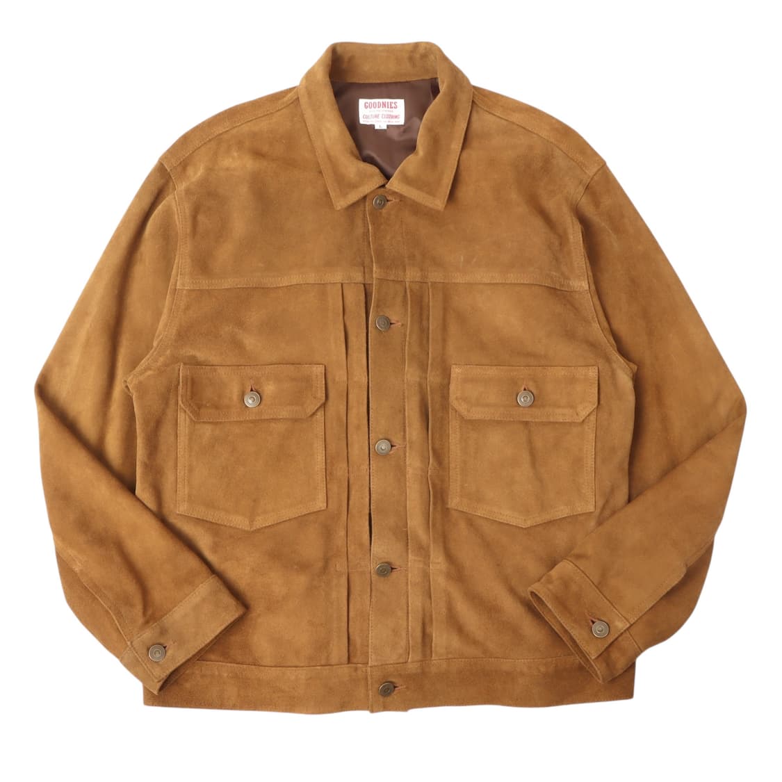 Goodnies 굿니스 카우 스웨이드 트러커 자켓 상품이미지1