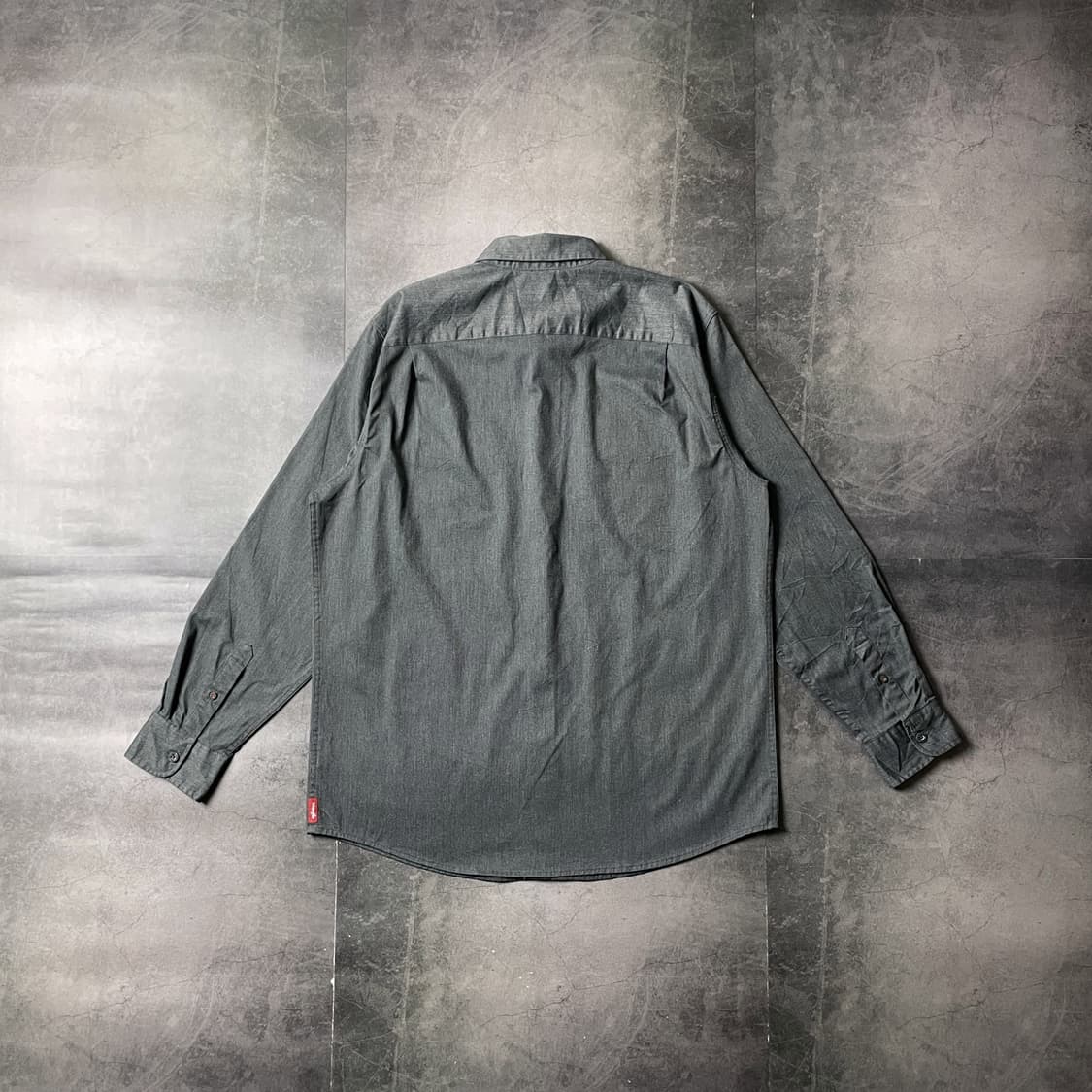 WRANGLER 랭글러 빈티지 그레이 코튼 워크 셔츠 A00612 상품이미지6