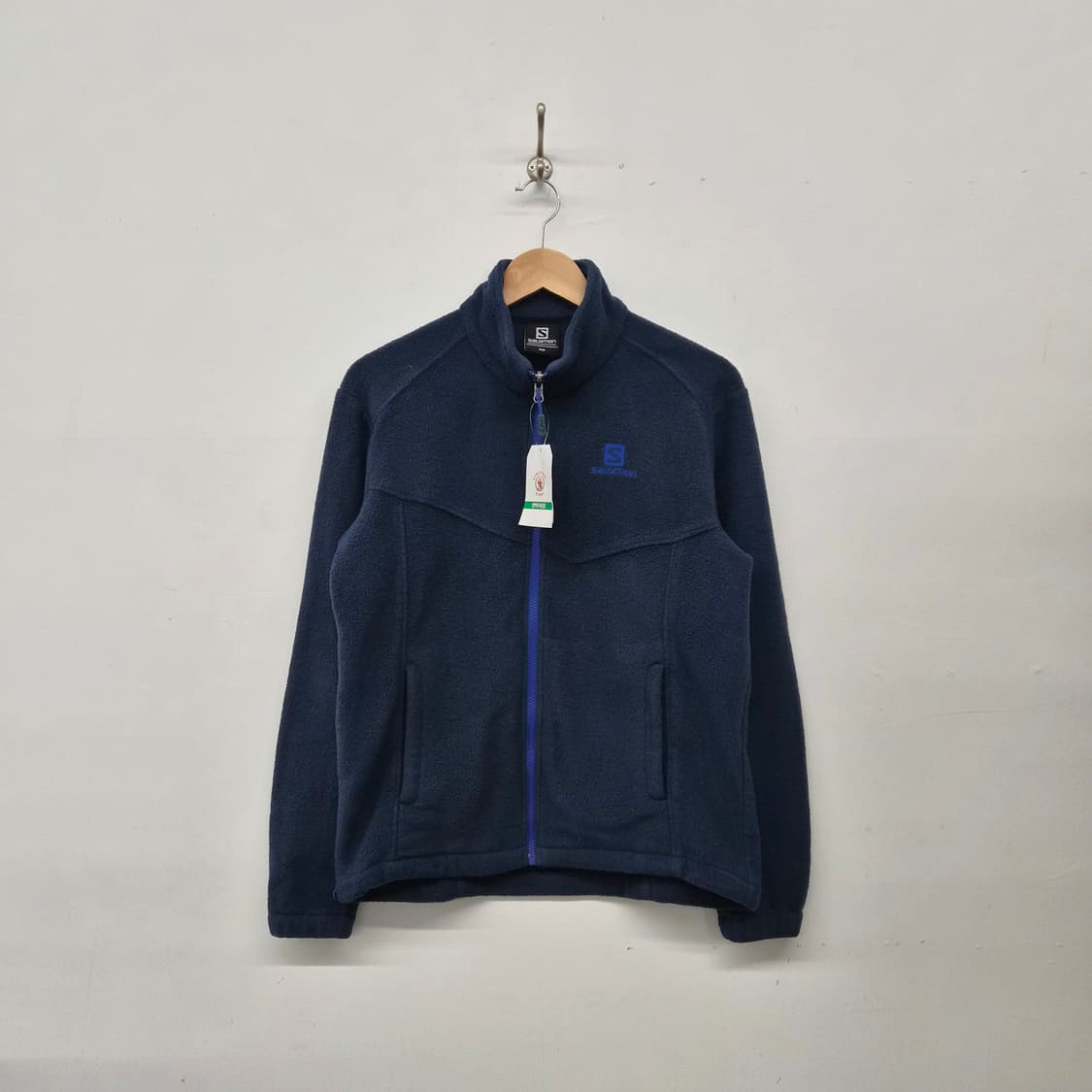 살로몬 네이비 플리스 자켓 남녀공용 M 상품이미지1