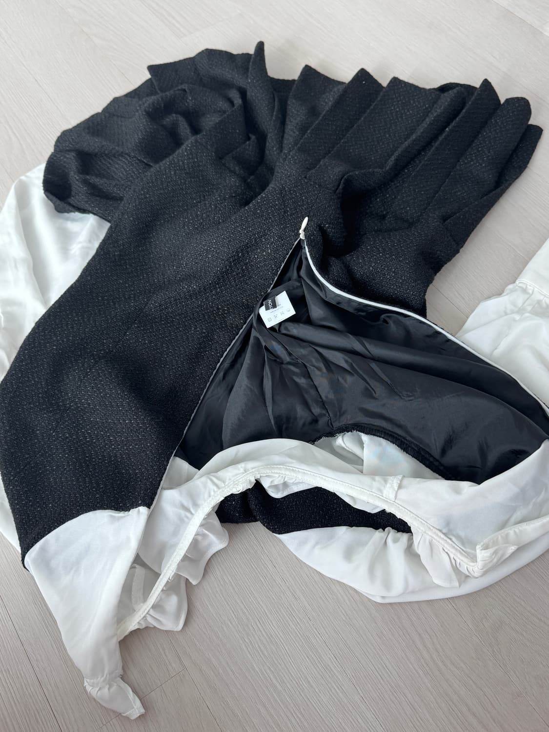 메리온 위즈 프릴 트위드 원피스 상품이미지3